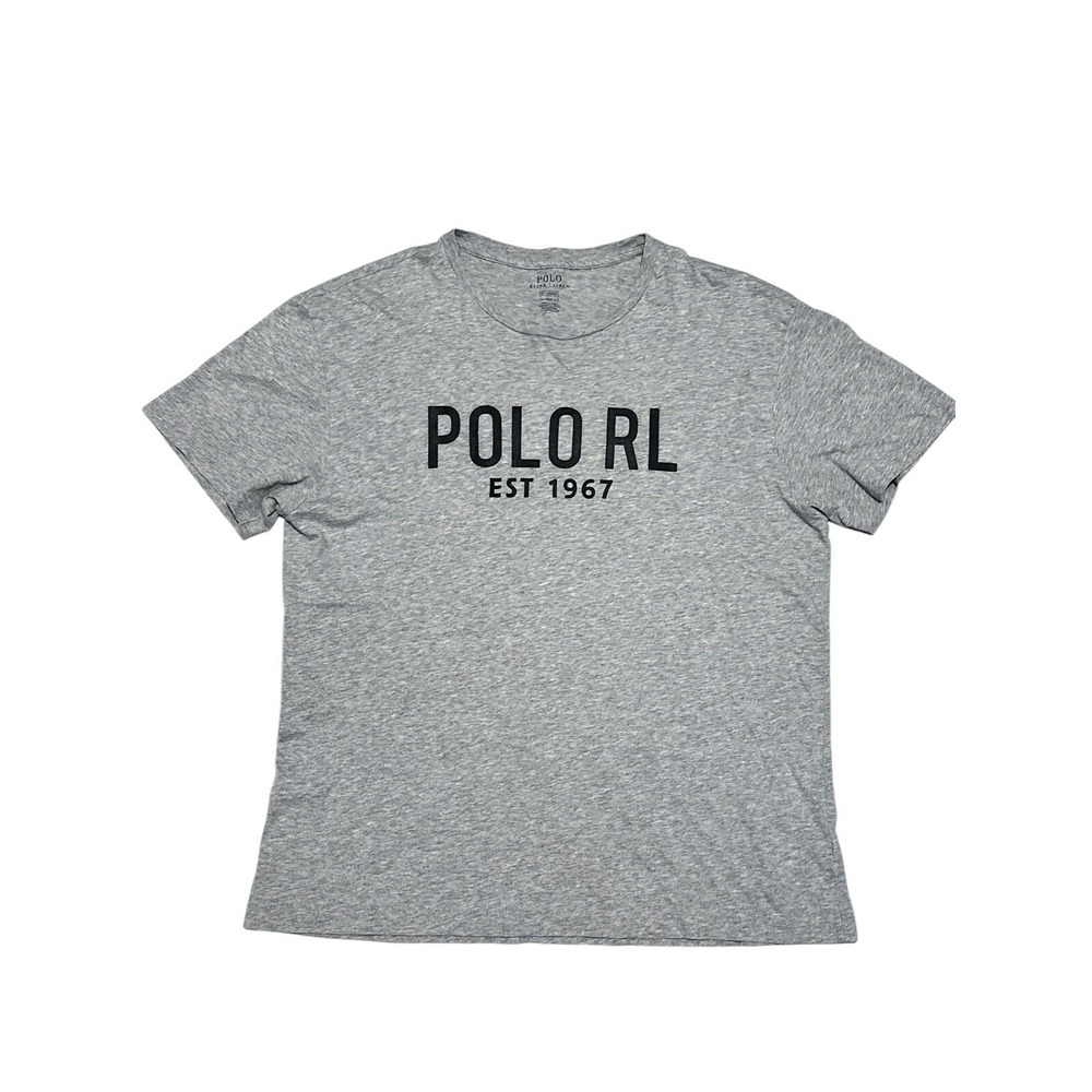 Polo Ralph Lauren POLO RL EST 1967 Men's Gray Heather Classic Fit T-Shirt Size M